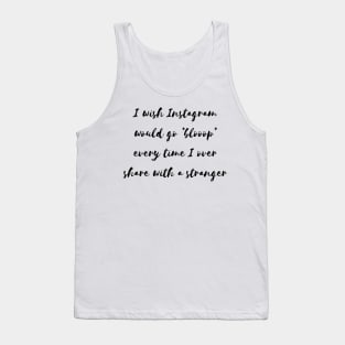 instagram quote Tank Top